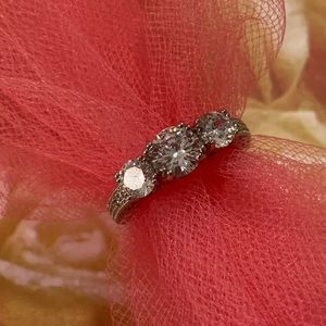 Stunning CZ Engagement Ring